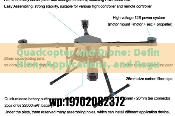 Quadcopter and Drone: Definition, Applications, and Regulatory Insights