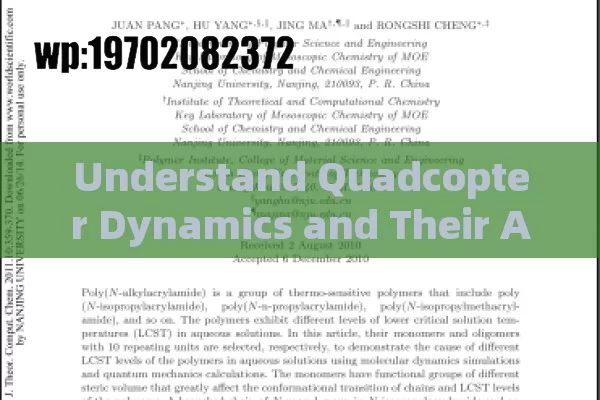 Understand Quadcopter Dynamics and Their Applications in UAV Operations