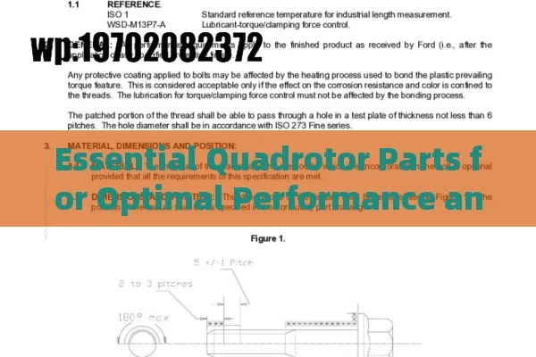 Essential Quadrotor Parts for Optimal Performance and Stability