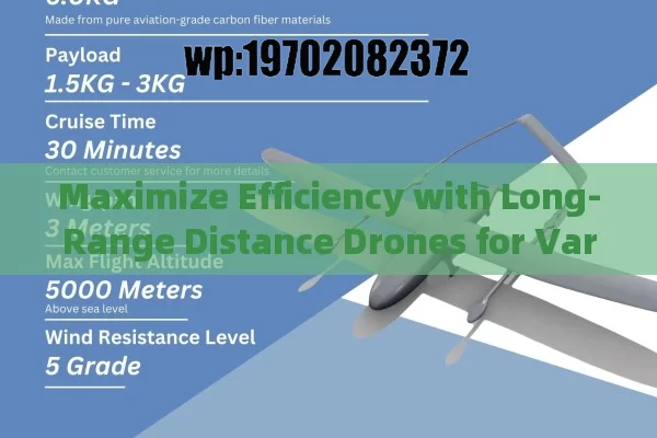 Maximize Efficiency with Long-Range Distance Drones for Various Applications