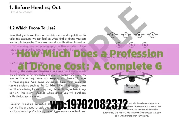 How Much Does a Professional Drone Cost: A Complete Guide for Filmmakers